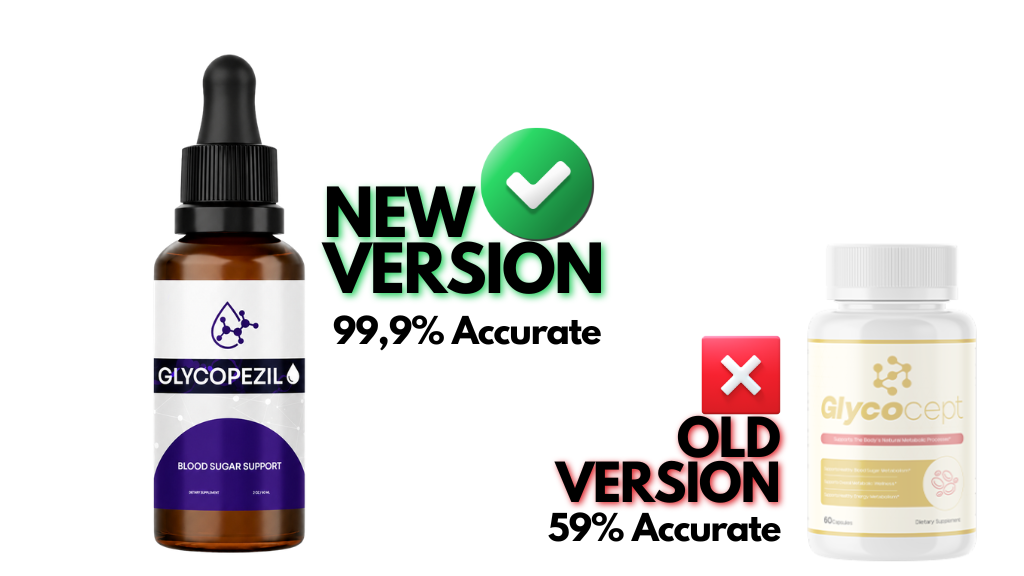 Glycopezil new version compared with Glycocept old version